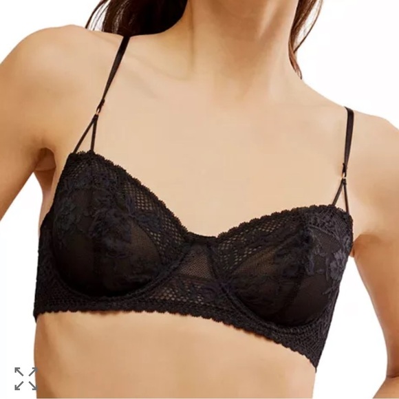 Free People NWT Reya Lace Underwire Bra Size 34B - Picture 1 of 6